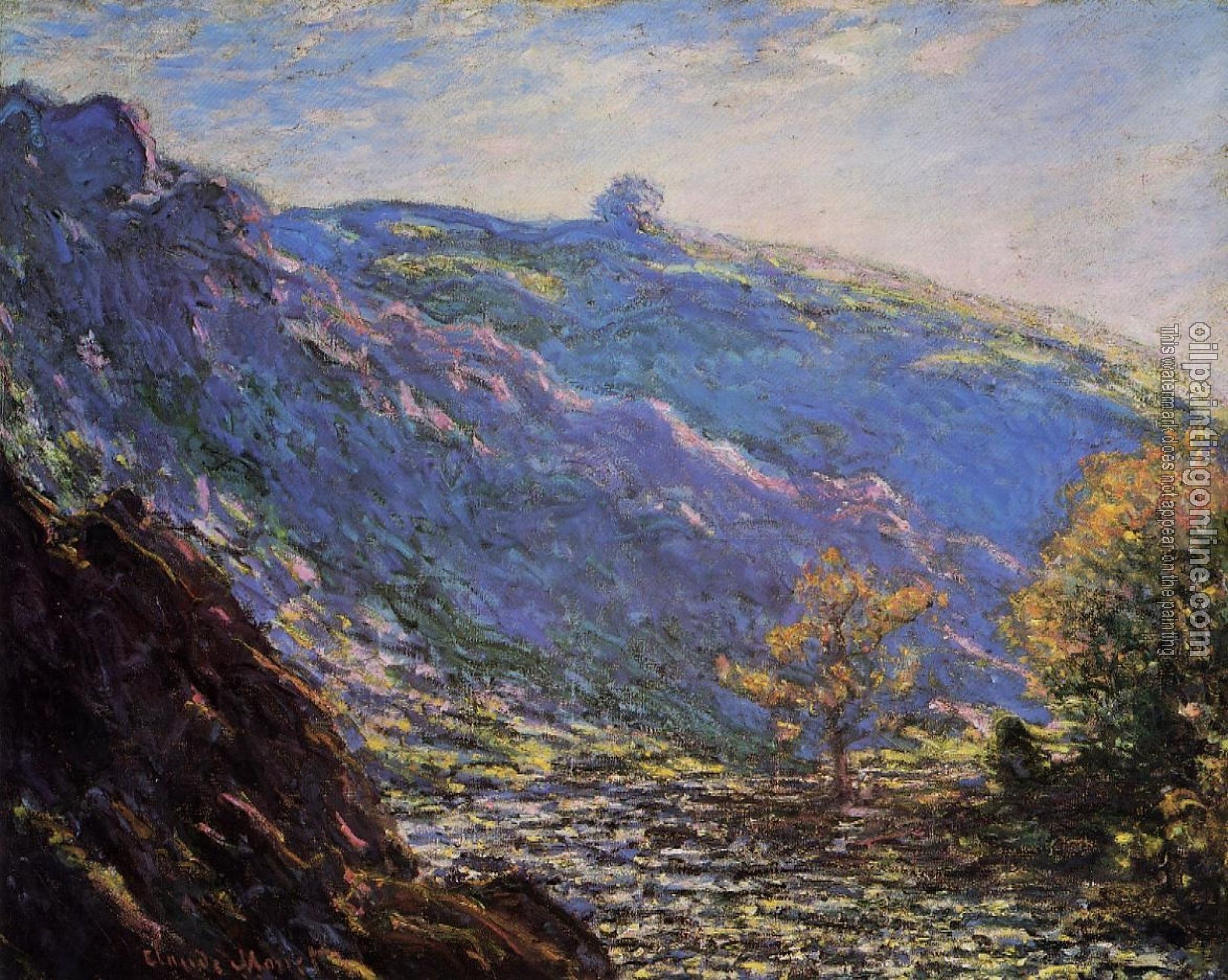 Monet, Claude Oscar - Sunlight on the Petit Cruese